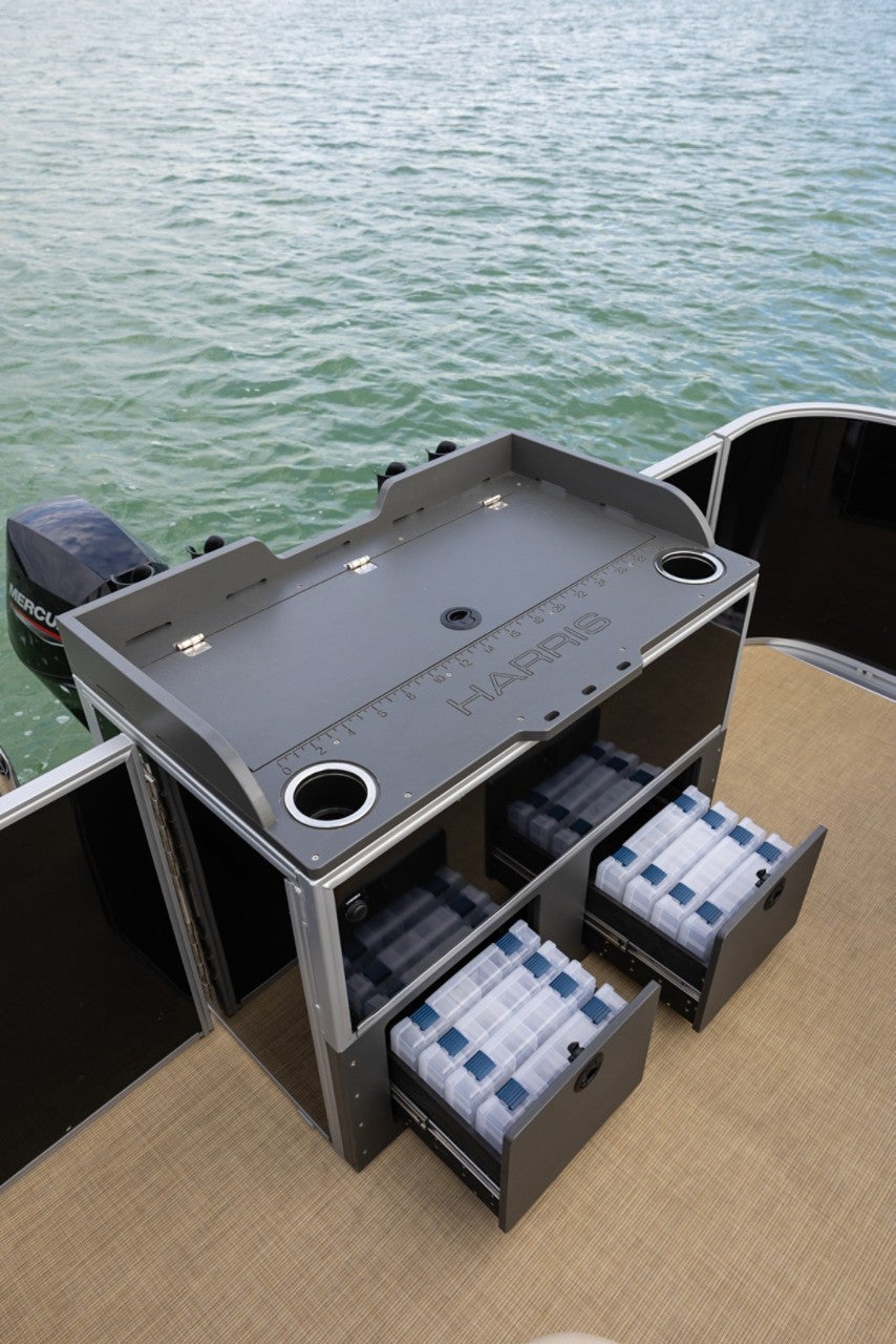 Harris Pontoon Boats Cruiser 230 FCL Plano Storage