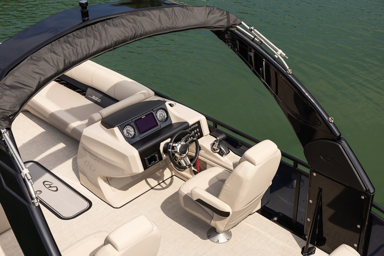 Harris Pontoon Boats Solstice 250 SLDH Helm NSX7