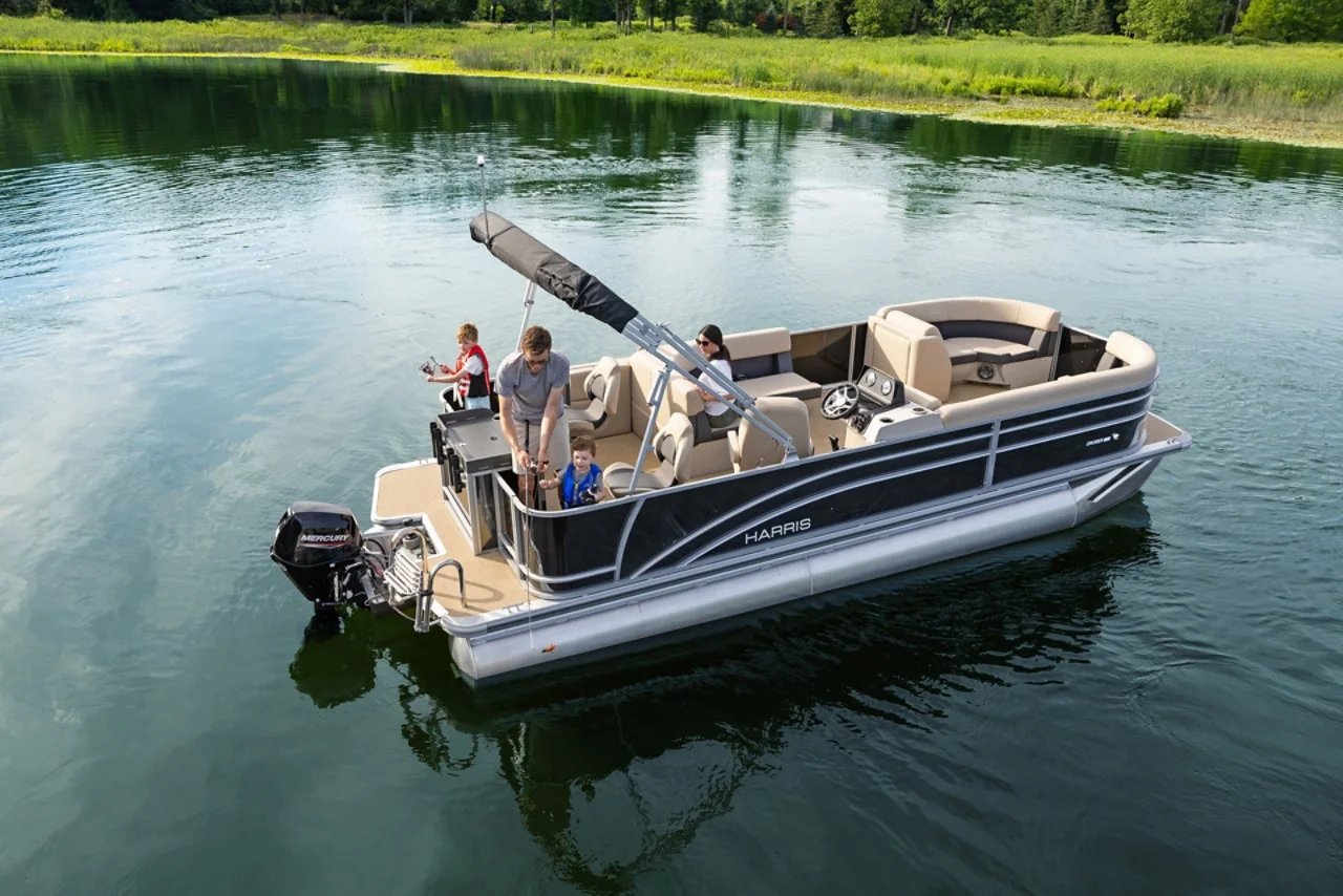 Harris Pontoon Boats Cruiser 230 FCL Fishing