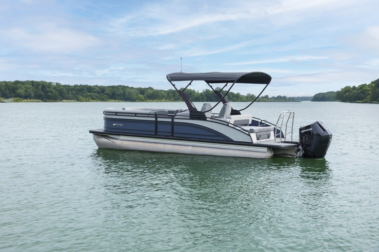 Harris Pontoon Boats Solstice 250 SLDH Halo Bimini