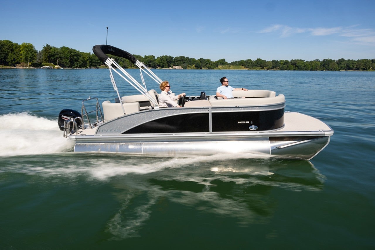 Harris Pontoon Boats Breeze 210 CW Running