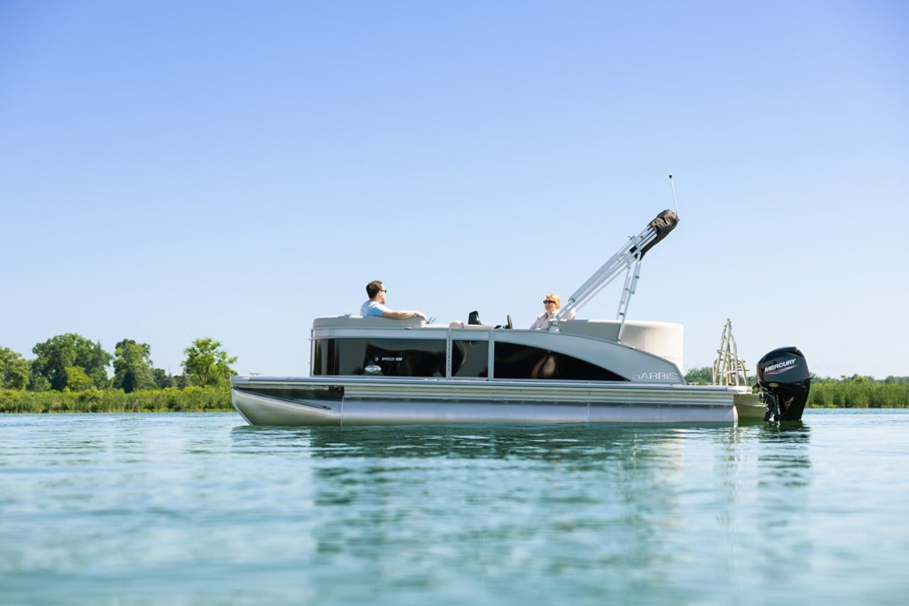 Harris Pontoon Boats Breeze 210 CW Floating