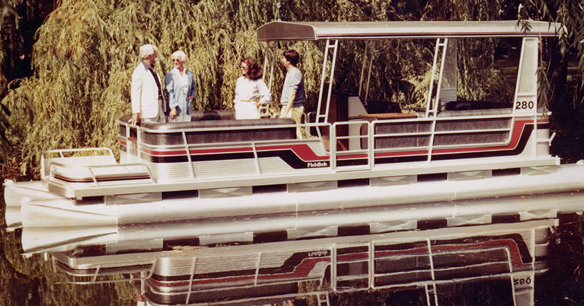 Harris Pontoon Boats Historical Photos