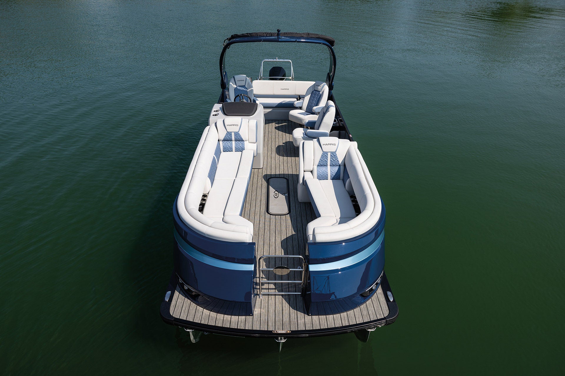 Harris Pontoon Boats Grand Mariner 270 SLDDH Front