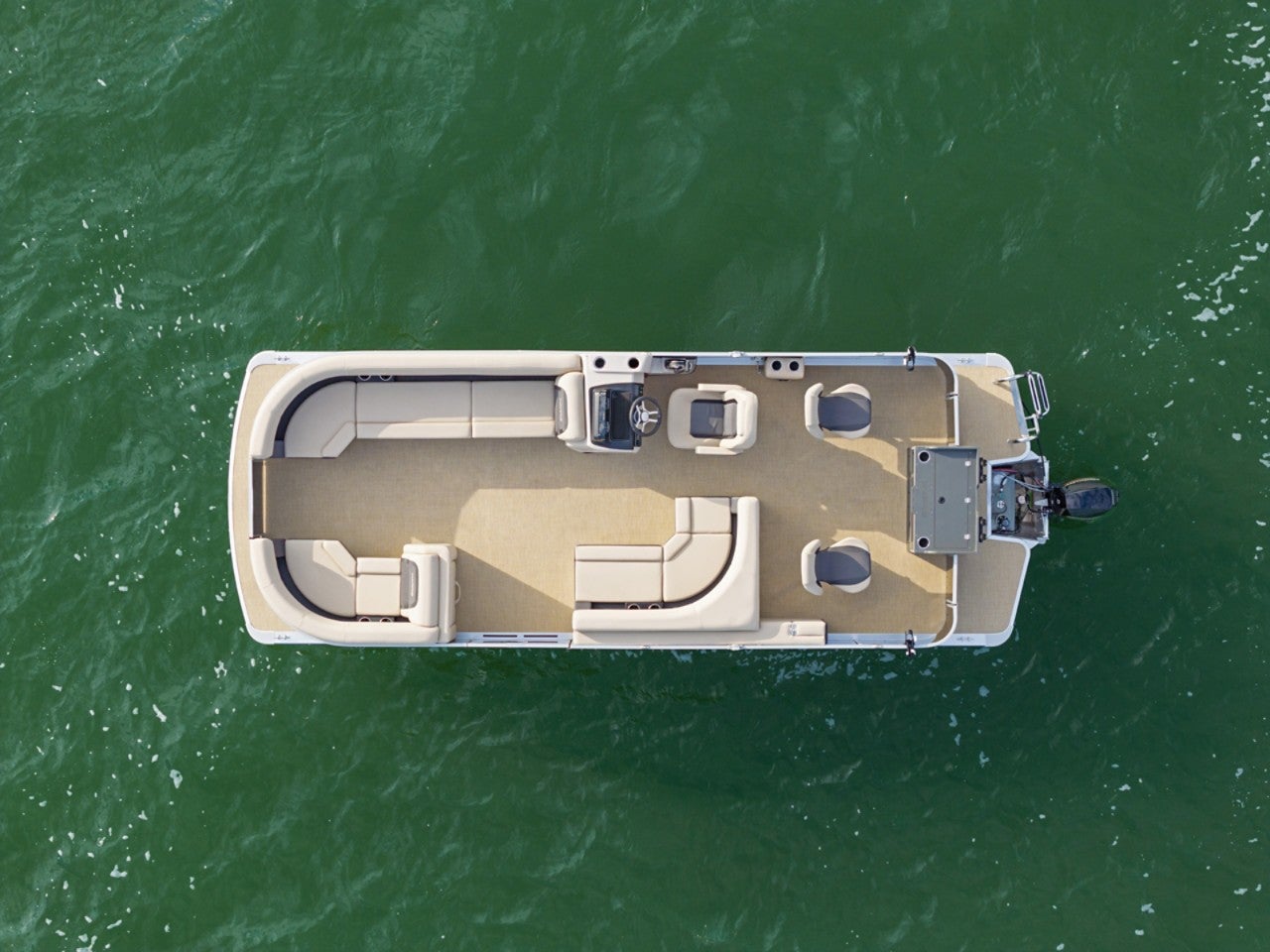 Harris Pontoon Boats Cruiser 230 FCL Overhead