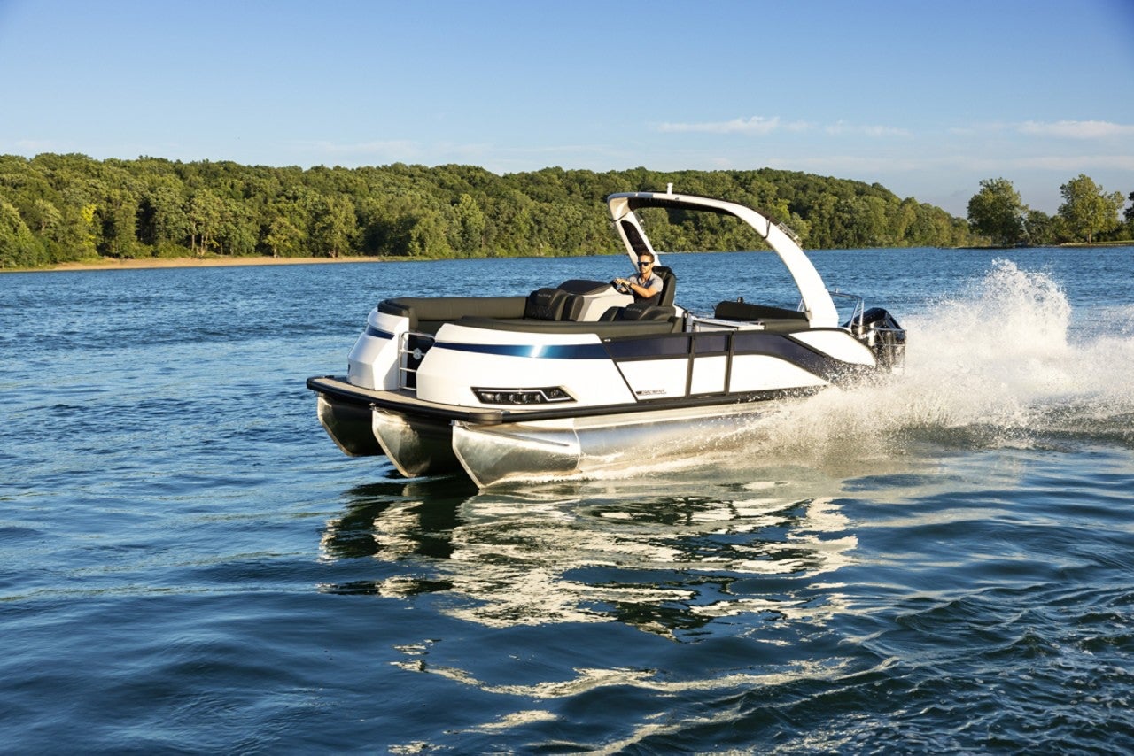 Harris Pontoon Boats Grand Mariner 250 SLEC Performance