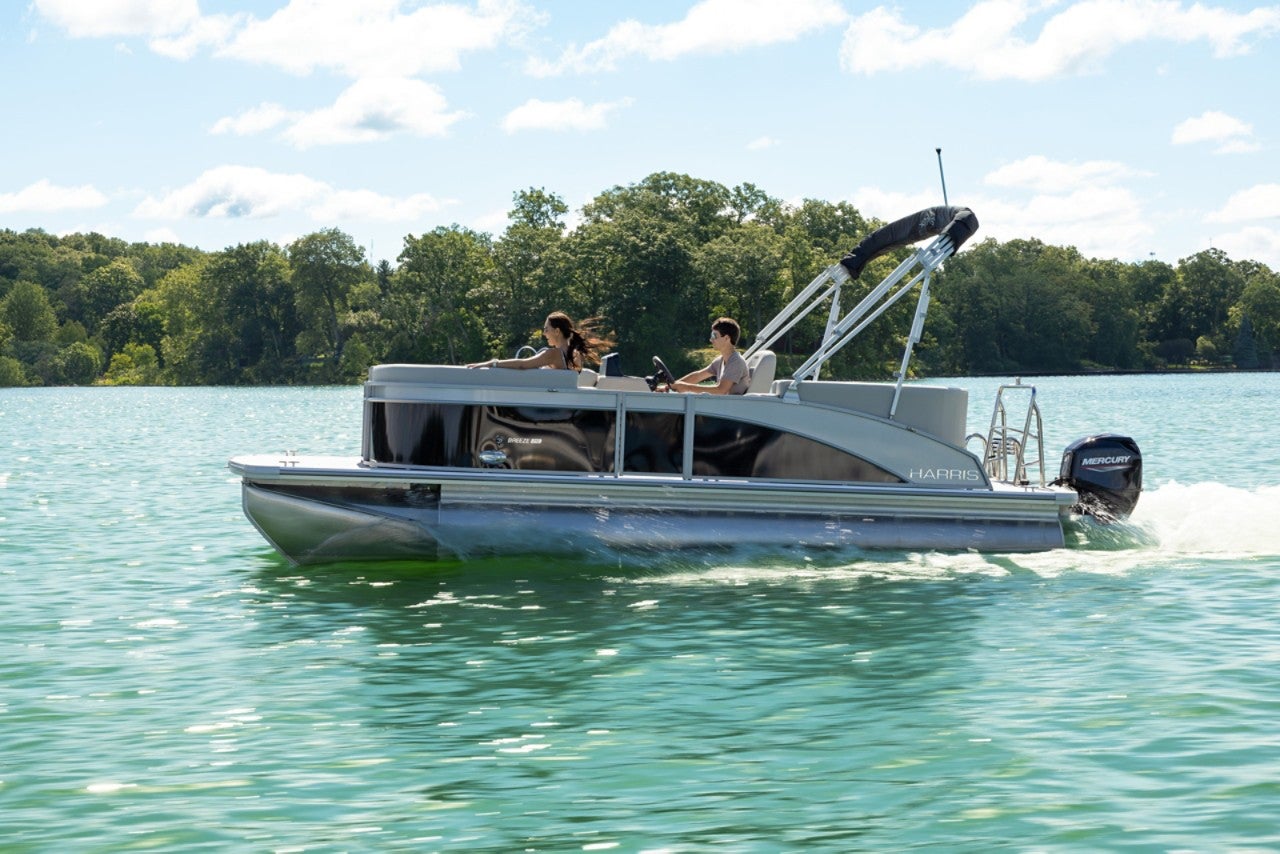 Harris Pontoon Boats Breeze 210 CW Running