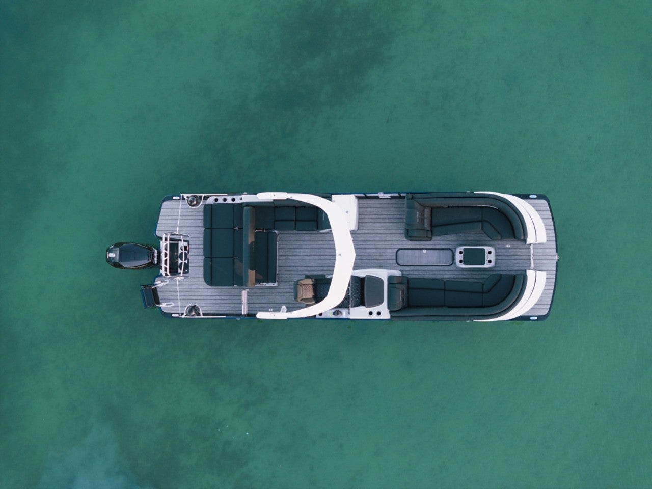 Harris Pontoon Boats Grandmariner SLEC Overhead